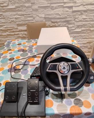 Volante PS4-PS3 con Pedaliera x Gran turismo e F1