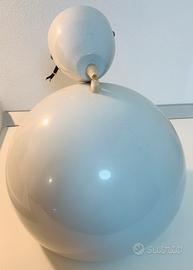 Lampadario sfera bianco
