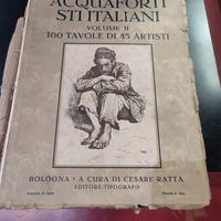Libro Acquafortisti italiani di Cesare Ratta