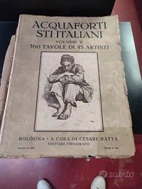 Libro Acquafortisti italiani di Cesare Ratta