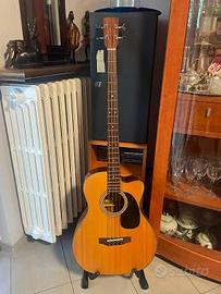 Sigma guitars basso acustico amplificabile con cus