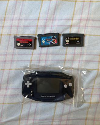 Game Boy Advance Nero + 3 Giochi