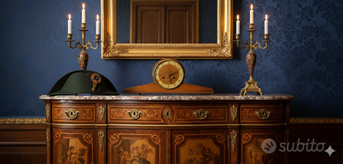 Orologio antico da mensola Mauthe Schwenningen