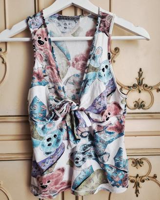 Top Liu Jo. Con orsacchiotti e strass.