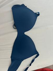Reggiseno blu taglia 2