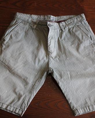 PANTALONCINI UOMO VERDINO POIS BIANCHI SMILING  32