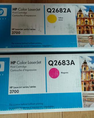 Cartucce nuove stampante HP Laser Jet 3700