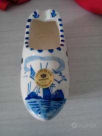Posacenere Zoccolo Olandese - Delft Blu Originale