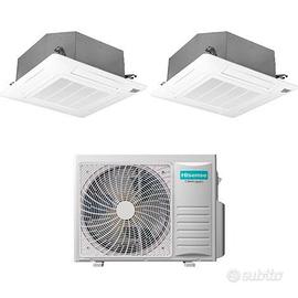 Climatizzatore Hisense Dual Split a Cassetta 18+18