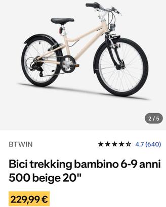 Bicicletta per bambina 20"