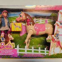 Barbie cavallerizza con cavallo mod. CMP27