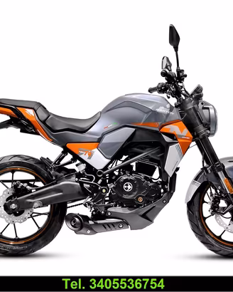 Naked 125cc - 5 marce colori arancio - rosso 2025