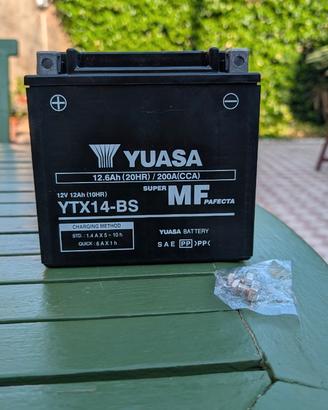 Batteria YUASA YTX14-BS 12V 12.6H 200A