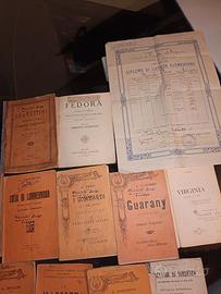 collezione n. 45 libretti anni 1900 
