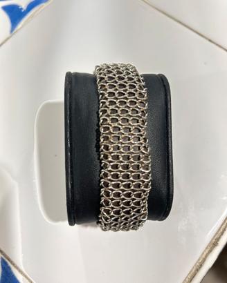 Bracciale acciaio-pelle