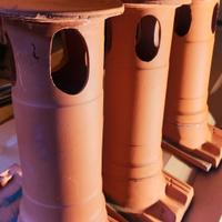 comignoli esalatori 3 montati ma non utilizzati