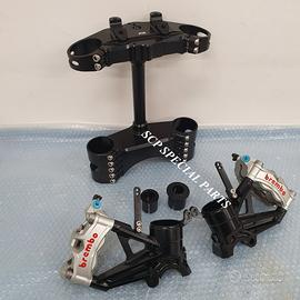 Mv f4 brutale kit piastre sterzo e piedini cnc sbk