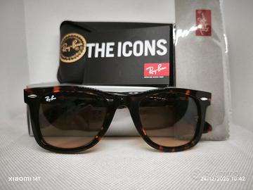 Ray-Ban RB2140 Wayfarer 902/51 polished tortoise