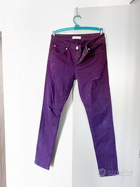 Jeans viola da donna Sandro Paris con strappi