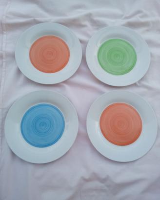 Servizio di Piatti Vintage Vega Anni 80 con nomi