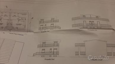 Ville su progetto terreno edificabile Laurentina