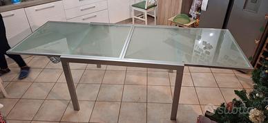 TAVOLO VETRO ALLUNGABILE