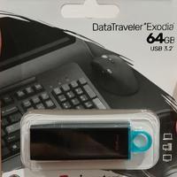 Chiavetta USB Kingston 64GB 3.2 NUOVA