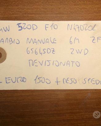 Cambio manuale 6 marce bmw f10 2,0 td
