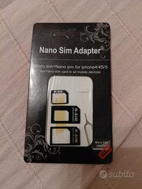 ADATTATORE NANO SIM 4 IN 1 Smartphones