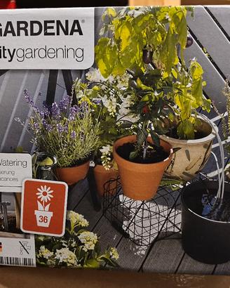 Irrigatore da balcone Gardena per 36 piante
