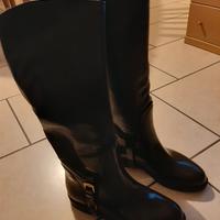 stivali gomma +pelle