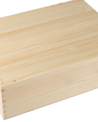 Cassette il legno con coperchio