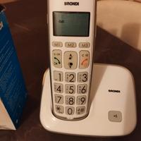 Telefono cordless Brondi con tasto Boost