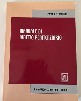 Manuale di Diritto Penitenziario