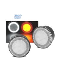 FRECCIE ANTERIORI JEEP WRANGLER JK 07-18 LED BIANC