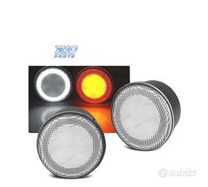 FRECCIE ANTERIORI JEEP WRANGLER JK 07-18 LED BIANC