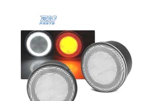 FRECCIE ANTERIORI JEEP WRANGLER JK 07-18 LED BIANC