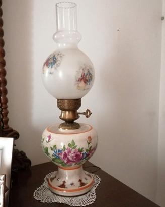 Lume in ceramica e vetro (anni '70)