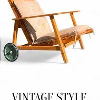 Coppia di poltroncine vintage in legno