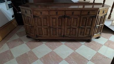 credenza in legno rustico