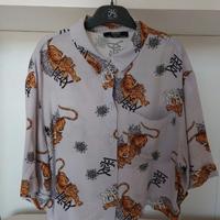camicia crop Bershka 