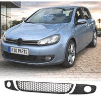 GRIGLIE PARAURTI VOLKSWAGEN VW GOLF 6 08-12 NERO