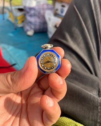 Orologio Ciondolo Vintage APEX 17 Rubis Meccanico