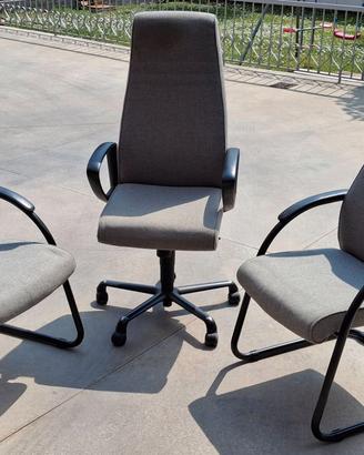 Set di poltrone per ufficio