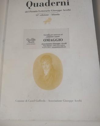 PUBBLICAZIONE PREMIO ACERBI  IRLANDA 