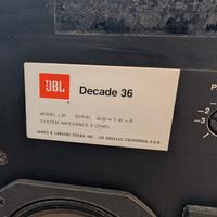 casse JBL decade 36