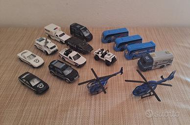 Macchinine lotto 15 pezzi polizia