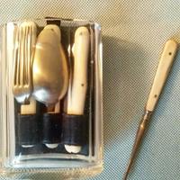 Militaria,antico kit da campo.