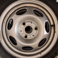 Cerchi acciaio Smart 451 e pneumatici