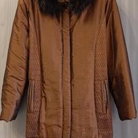 Giubbotto Vintage donna con pelliccia taglia XL Gi